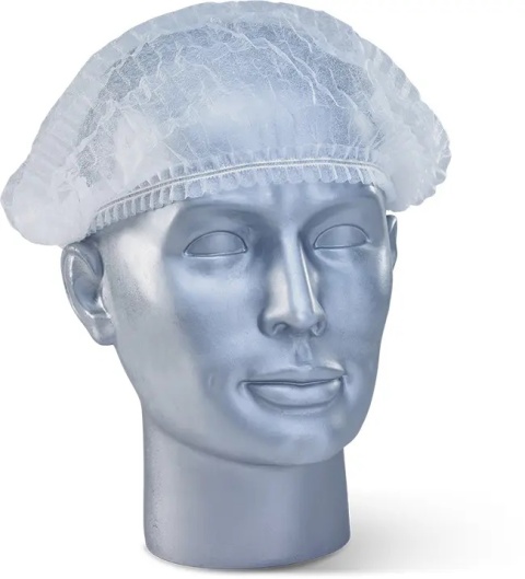 Mob Cap White Set of 1000Pcs Mob Cap White Set of 1000Pcs