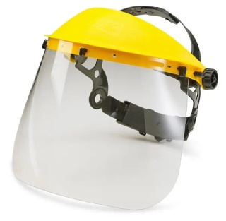 Polycarbonate Face Visor 8"x15" – Shade 5 Welding & Grinding Protection